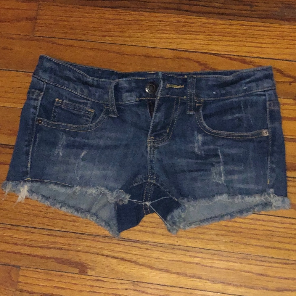Mossimo Denim Jean Shorts Size 3 Dark Wash